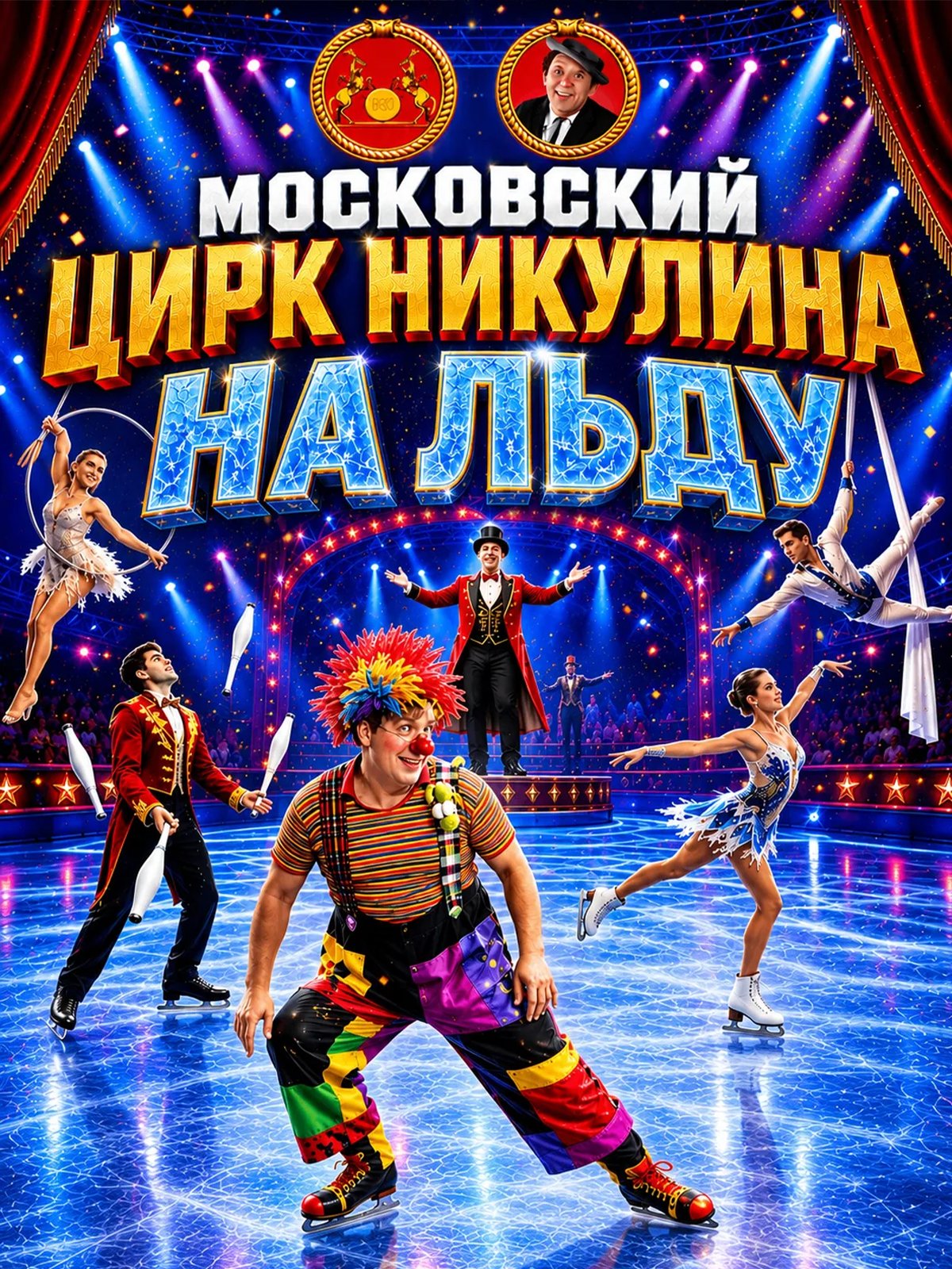 Московский цирк Никулина на льду — афиша, 26 сентября, Щёлково